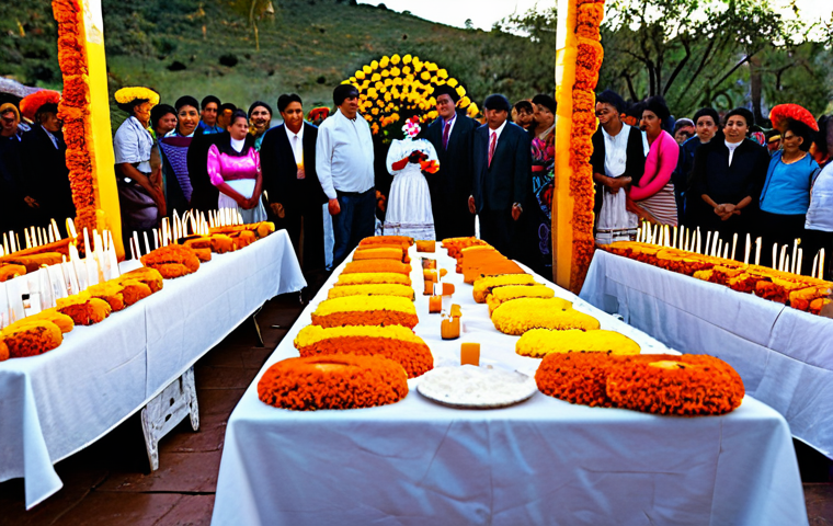 의도적 공동체의 다문화 이해 증진 프로그램 - **

"A vibrant Día de Muertos celebration in Oaxaca, Mexico.  Families gather around colorful altars...