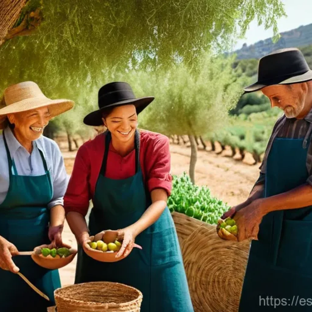 의도적 공동체의 경제적 자립성 확보 전략 - **Image Prompt 1: "Harvesting Abundance and Shared Skills in a Spanish Intentional Community"**
    ...